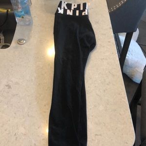 LARGE VS PINK LEGGING W MESH SIDE DETAIL